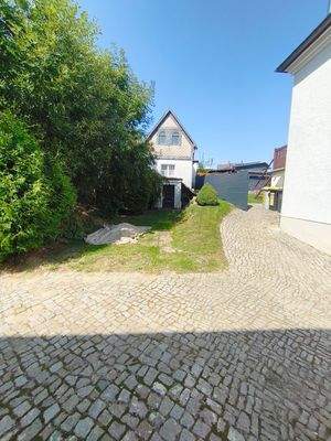 Garten Pflasterfläche