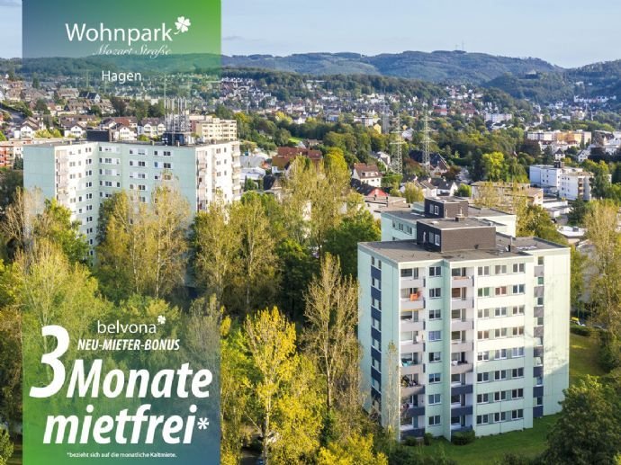 3 Monate mietfrei: Frisch sanierte 2 Zimmer-Ahorn-Luxuswohnung im Wohnpark MozartstraÃe!