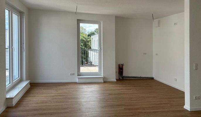 lichtdurchfluteter Wohnbereich