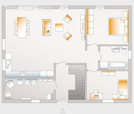 Grundriss Wohnung Erdgeschoss