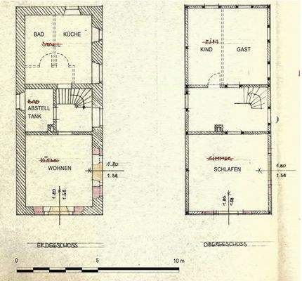 Grundriss (Bauplan 1962)