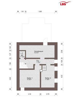 Grundriss Untergeschoss