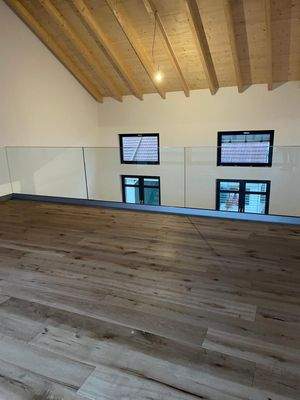 Dachgeschoss mit Holzboden