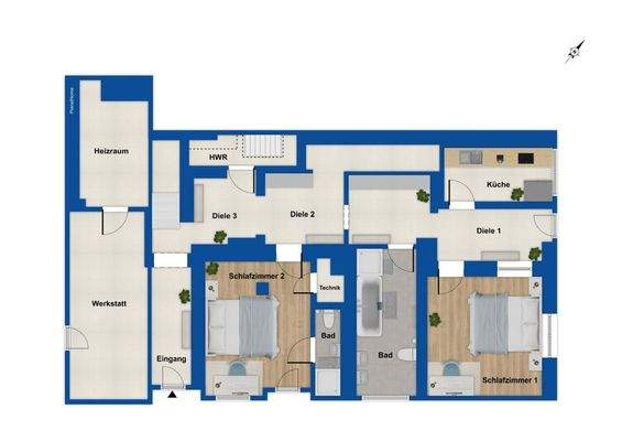 Grundriss Erdgeschoss