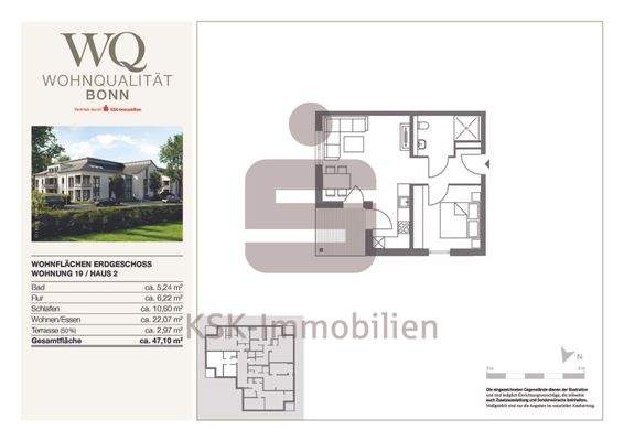 Grundriss Haus 2 Wohnung 19