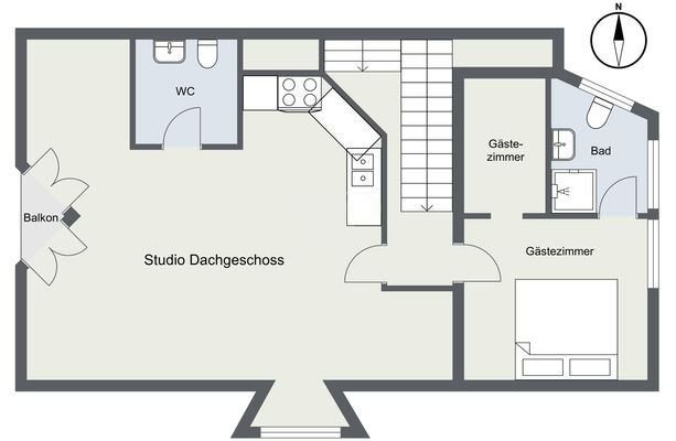 Studio Dachgeschoss