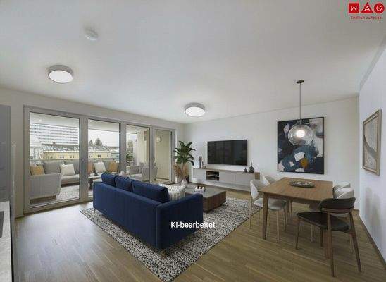 Wohnküche KI-generiert