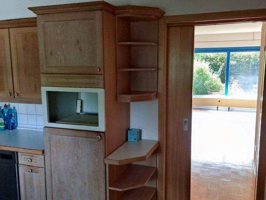 Zugang zum Wohnzimmer von Küche