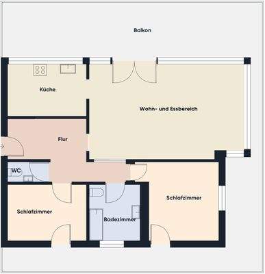 Grundriss ohne Maßstab