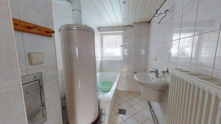 Tageslichtbad im Erdgeschoss