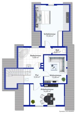 Grundriss Dachgeschoss