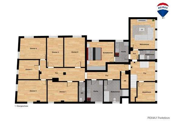Grundriss 1. Obergeschoss