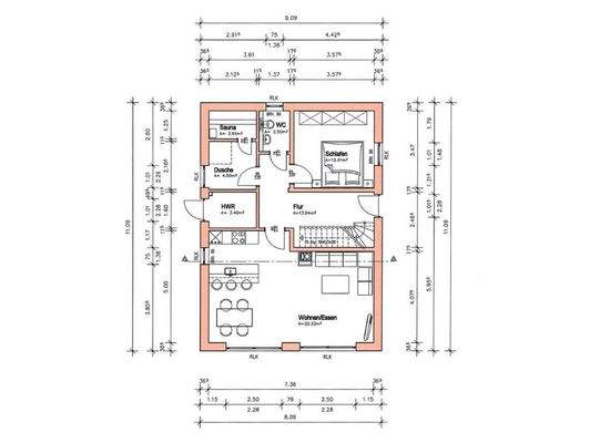 Grundriss Erdgeschoss
