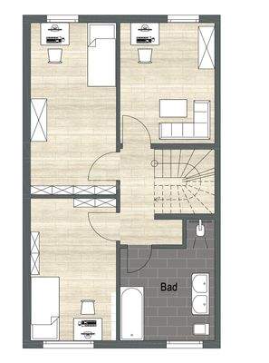 Beispiel Obergeschoss