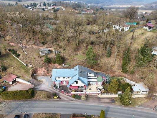 Drohnenansicht Front