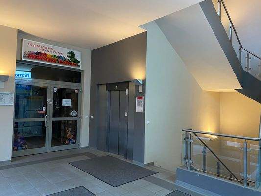 Eingang EG und Aufzug