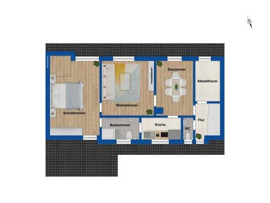 Grundriss Obergeschoss