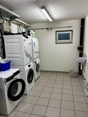 Der Wäscheraum...