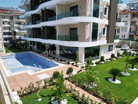 Scenic View Flats 700 M from the Sea in Alanya Avsallar