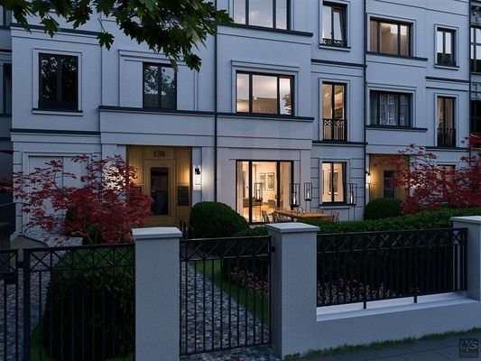 Gartengeschosswohnung mit eigenem Eingang möglich