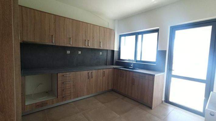 Kreta, Vlites: Modernes Apartment im 2.Stock mit Meer- und Bergblick zu verkaufen