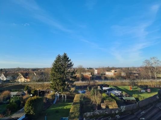 Ausblick aus dem Schlafzimmer