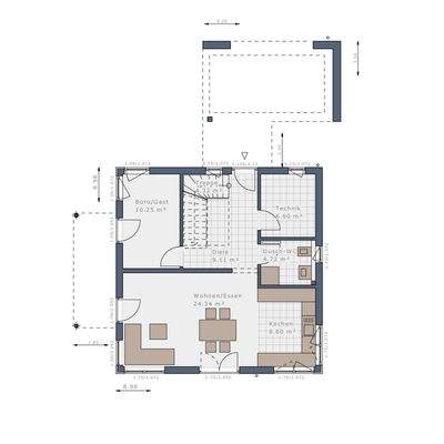 Grundriss Erdgeschoss