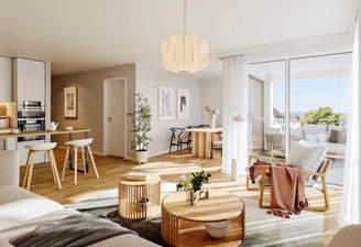 Ansicht Beispiel Küche-Wohnbereich