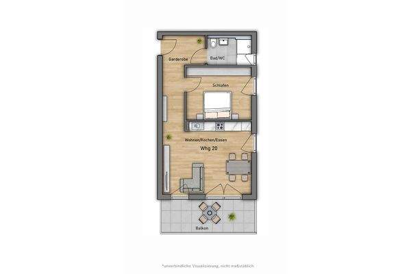 Grundriss Wohnung 20