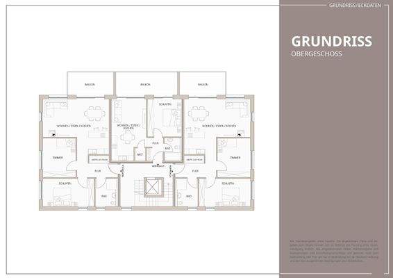 Grundriss Obergeschoss