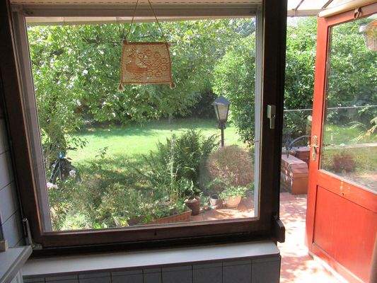 Ausgang Terrasse, Garten