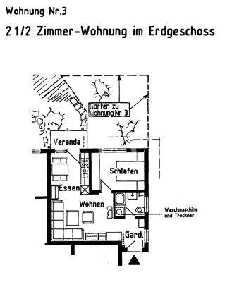 Grundriss Whg. 3 Frommern