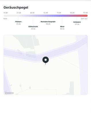 Geräuschpegelkarte