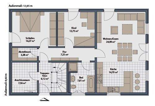 Grundriss Erdgeschoss