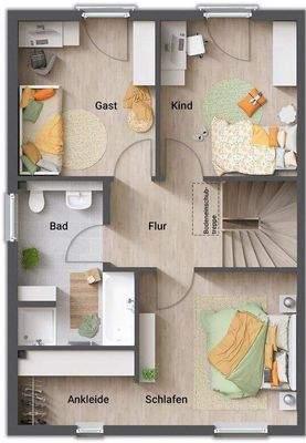 alternativer Grundriss Dachgeschoss