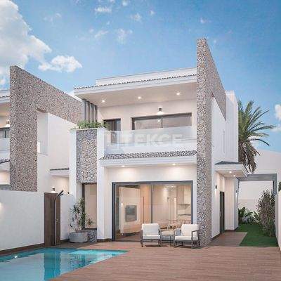 Elegant Detached Villas with Private Pools in San Pedro del Pinatar