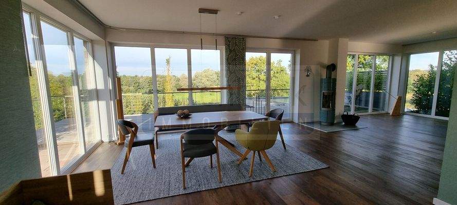 Lichtdurchfluteter Wohnbereich