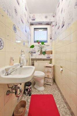 Gäste-WC in der vermieteten EG-Wohnung