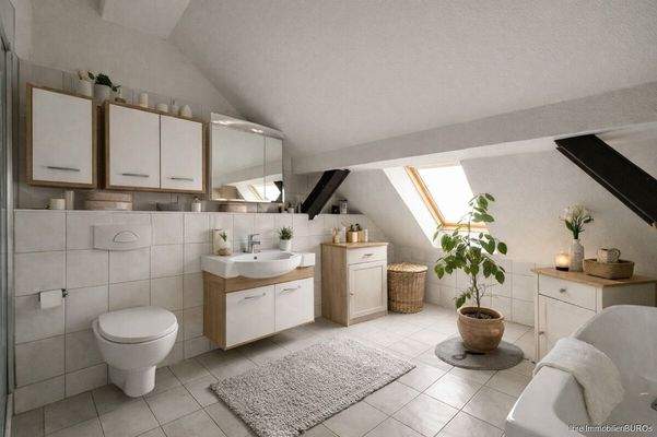 Badezimmer mit KI erstellt