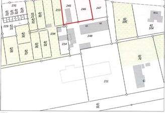 Flurkarte Flurstück 245+246