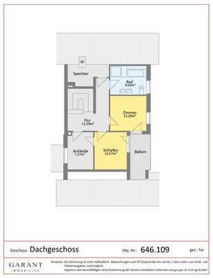 Grundriss Dachgeschoss