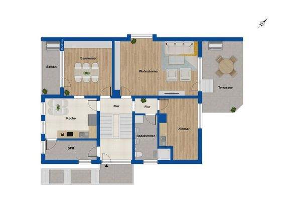 Grundriss Obergeschoss