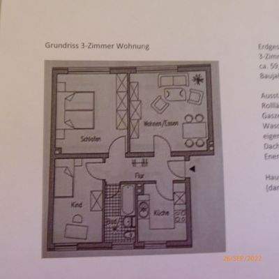 Der Grundriss (Balkonanbau später) 