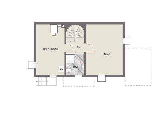 Grundriss Keller