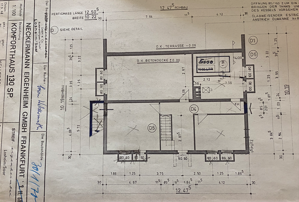 Grundriss Untergeschoss