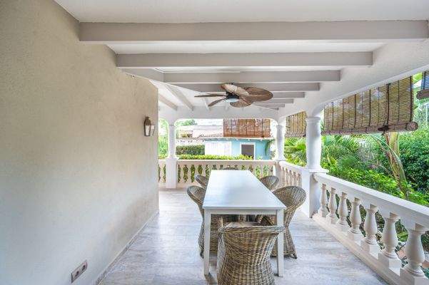 Terrace in villa in Palmanova