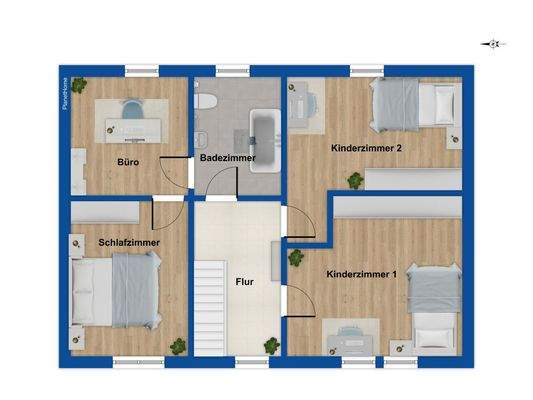 Grundriss Obergeschoss