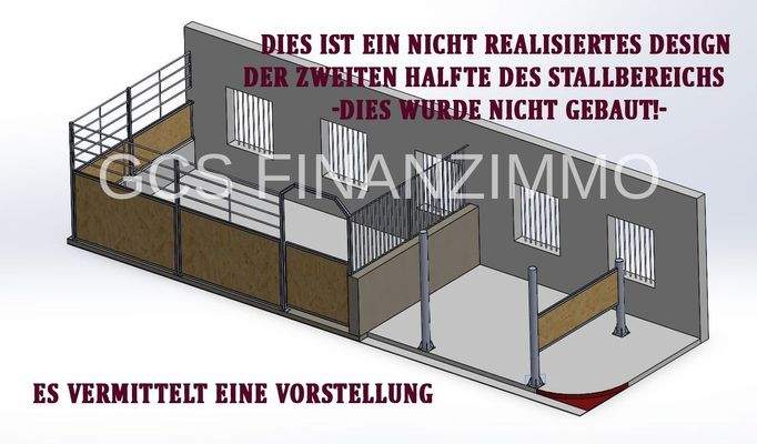 2. Hälfte des Stallbereichs in Planung