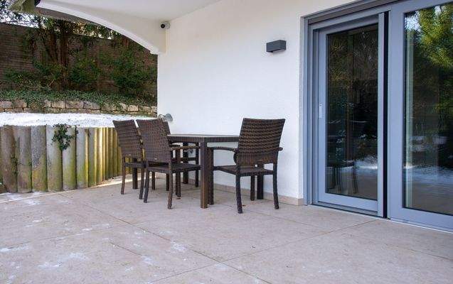 Terrasse im Erdgeschoss