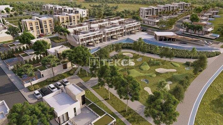 Seafront Flats for Sale in a Developed Complex in Tatlısu